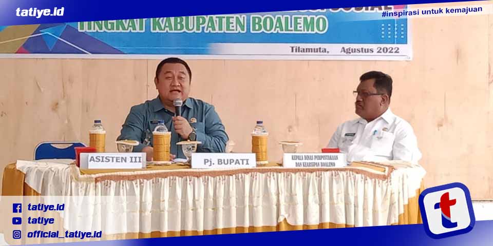 Pj. Bupati Boalemo Buka Sosialisasi Program Transformasi Perpustakaan ...