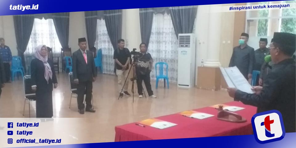 Bupati Thariq Lantik Pejabat Tinggi Pratama Dilingkup Pemda Gorut