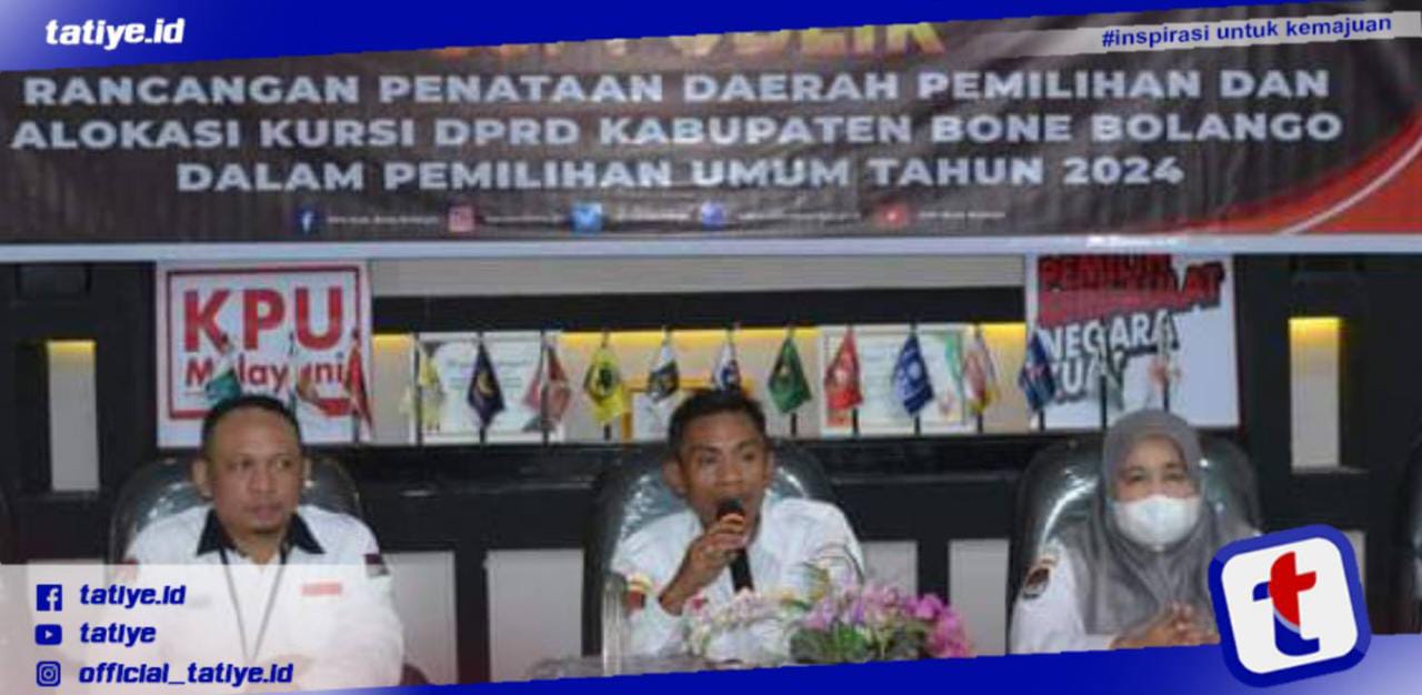 Uji Publik Rancangan Penataan Dapil Pemilu 2024, Botupingge Bakal ...